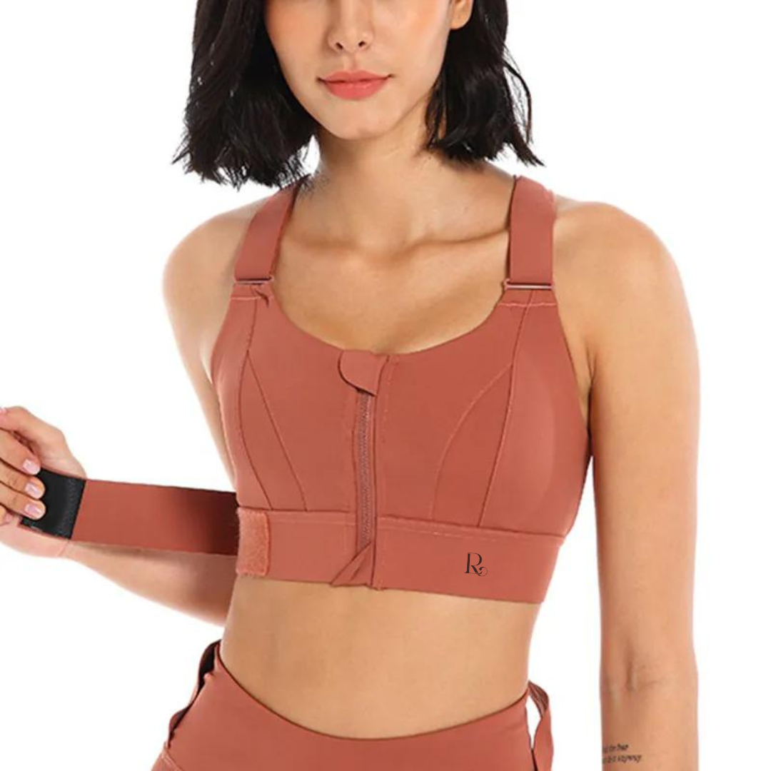 Achieve a personalized fit with our Adjustable Sports Bra. Tailored support for your active lifestyle.