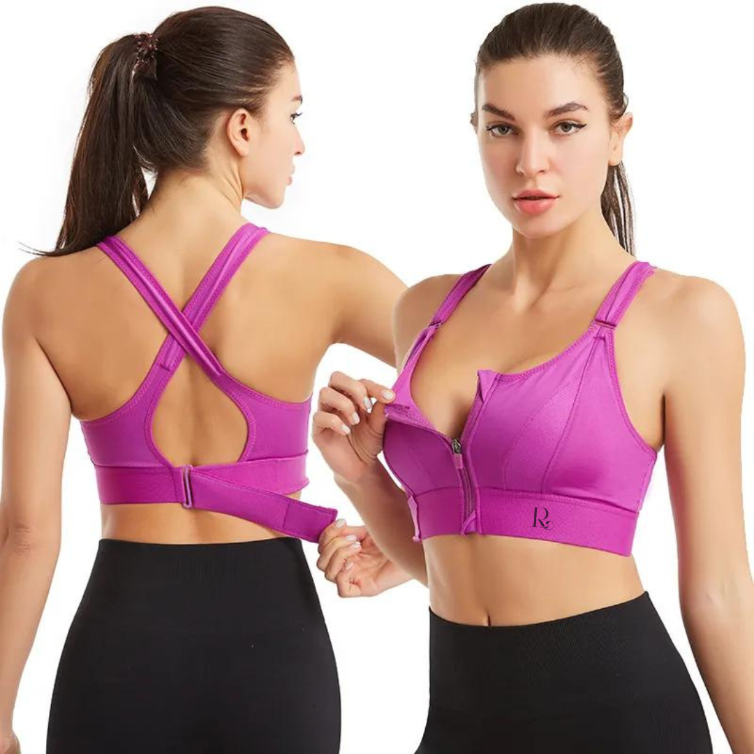 Achieve a personalized fit with our Adjustable Sports Bra. Tailored support for your active lifestyle.