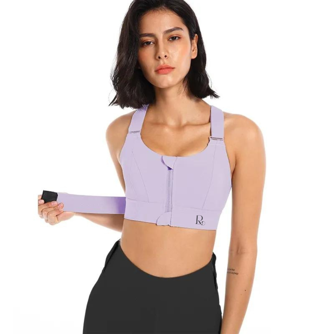 Achieve a personalized fit with our Adjustable Sports Bra. Tailored support for your active lifestyle.