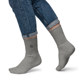 Lioness Resolute Embroidered Socks: Stride in Empowered Style