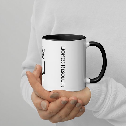 Lioness Resolute Crown Mug: Sip in Strength and Style